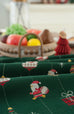 Christmas Snowflake Decoration Table Runner Jacquard Dining Cloth New Year Gift Winter Home Rustic Decor Bed Tail Flag Cover
