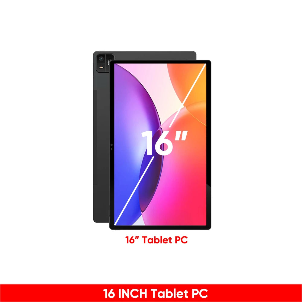 Giant 16 Inch Android 16 Tablet Widevine 16GB+256GB Helio