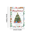 JingleBind Christmas Gift Card Holder Book