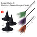 Wizard Hat / Witch Broom Halloween Party Decoration Festival Gathering Supplies Masquerade Prop Cosplay Costume Accessories TMZ