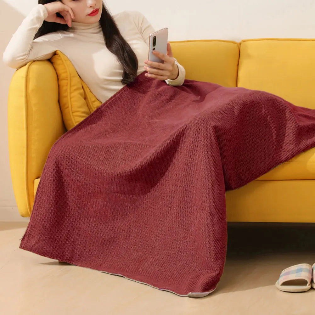 PlushWarm Wearable USB Electric Heated Blanket