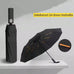 Automatic Black Glue Folding Rain Umbrella Reinforcement And Thickening For Sun And Rain Protection Umbrella