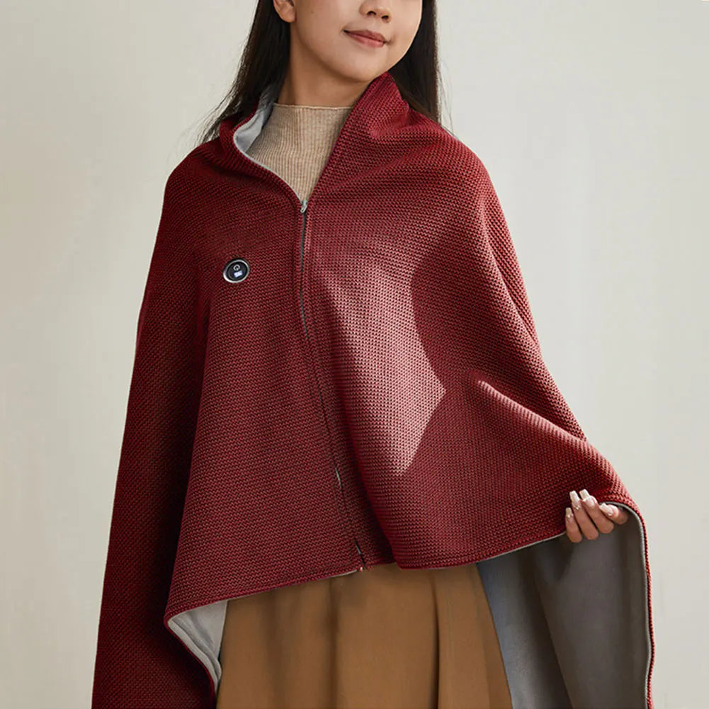 PlushWarm Wearable USB Electric Heated Blanket