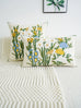 Exquisite Garden Floral Embroidered Cushion Cover Without Core For Various Room
