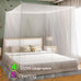 Large White Outdoor Camping Mosquito Net - Insect-Proof, Protective, Breathable, and Portable Bedroom, Hammock, and Tent Use