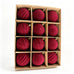 Flocked Velvet Christmas Balls Ornaments, Hanging Christmas Baubles for Christmas Tree Decorations, Farmhouse Holiday Decor