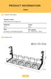 Under Table Storage Rack Metal Cable Management Tray Home Office Desk Wire Organizer No Punching Kitchen Storage Accessories