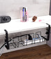 Under Table Storage Rack Metal Cable Management Tray Home Office Desk Wire Organizer No Punching Kitchen Storage Accessories