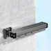 Aluminum Alloy Folding Drying Rack Space Saver Clothes Dryer Wall-mounted Collapsible Drying Rack No Balcony Clothes Hanger