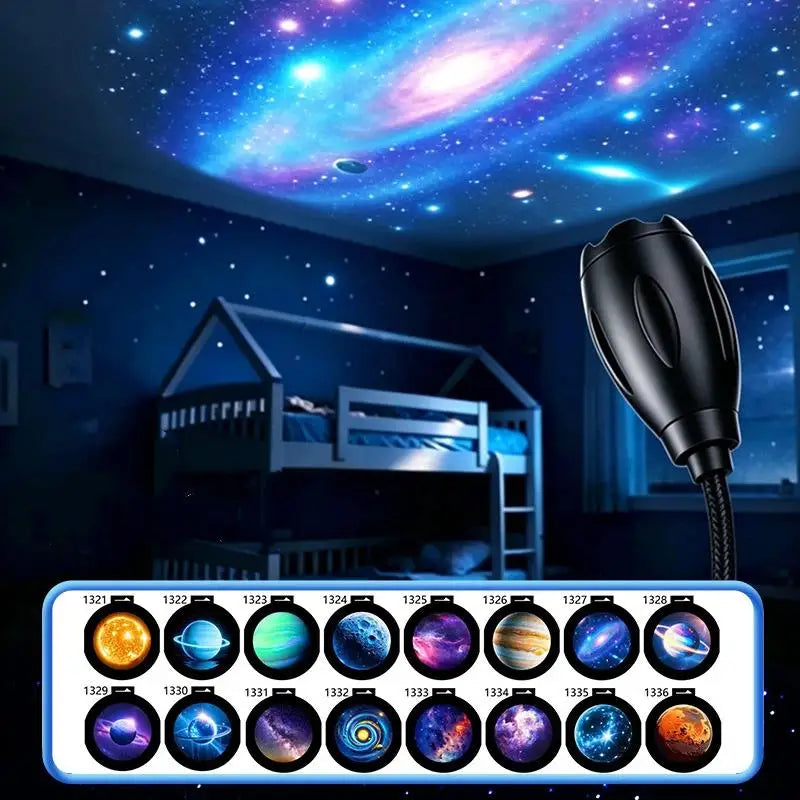 LumenNest Mini Galaxy Star Projector