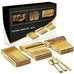 300-Piece Gold Plastic Silverware Set - Heavy Duty Disposable Cutlery, Includes 100 Forks, 100 Spoons & 100 Knives, Ideal for Parties, Baby Showers, Weddings, and Birthdays
