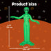 Decoración inflable de Halloween de 9 pies de altura, alienígena inflable para exteriores con luces LED integradas para decoraciones de jardín, patio y césped de Halloween
