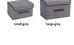 Fold Non Woven Fabric Storage Box Gray Home Supplies Clothing Underwear Sock And Kid Toy Storage Organizer Cosmetics