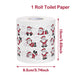 Christmas Toilet Roll Paper Happy 2026 New Year Christmas Supplies Xmas Tissue Roll Napkin Kitchen Tool Home Decoration New Year