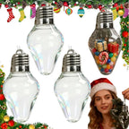 JarBell Festive Bulb-Shaped Christmas Jars