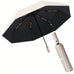 Automatic Black Glue Folding Rain Umbrella Reinforcement And Thickening For Sun And Rain Protection Umbrella