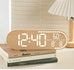 Large Digital Wall Clock Temperature and Date Week Display Electronic LED Table Alarm Clocks Brightness Adjustable 12/24H Format