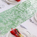 Sparkle Metallic Table Runners Gold Silver Thin Table Runner Glitter Sequin Metallic Foil Mesh Roll Birthday Party Decor Wedding