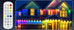 150ft 100ft 50ft Permanent Outdoor Lights Smart RGBIC Outdoor Lights with 75 Scene Modes String Lights with 90 LEDs for Garden