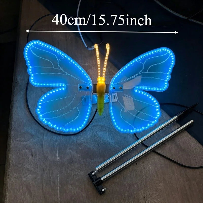 GardenGlow Automatic Opening LED Butterflies