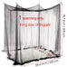 Large White Outdoor Camping Mosquito Net - Insect-Proof, Protective, Breathable, and Portable Bedroom, Hammock, and Tent Use