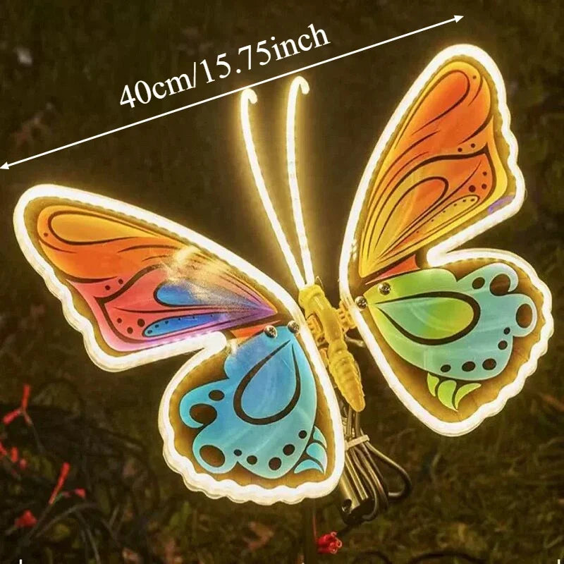 GardenGlow Automatic Opening LED Butterflies