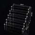 1-5 Tier Acrylic Display Stand Perfume Doll Clay Figurine Blind Box Storage Rack Transparent Ladder Makeup Organization W-2