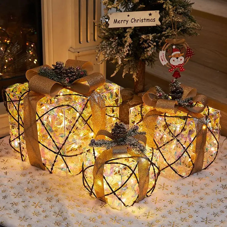 JarBell Christmas luminous wrought iron deer