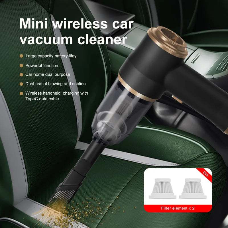 SuckPro Wireless Car Vacuum Cleaner