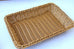 Hand-Woven Imitation Rattan Basket, Rectangular Storage Box, Fruit Snack Bread Cosmetic Organizer for Home Kitchen