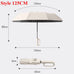 Ring Buckle Design Automatic Folding Umbrella for Men Extra Large Reinforced Wind & Rain-resistant Sunshade UV Umbrellas