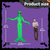 Decoración inflable de Halloween de 9 pies de altura, alienígena inflable para exteriores con luces LED integradas para decoraciones de jardín, patio y césped de Halloween