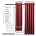 4pcs Light Filtering Curtains - Elegant Colour Fade-Resistant Polyester with Rod Pocket Design, Perfect for Living Room, Bedroom