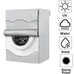 210DWaterproof Case Silver Coating Washing Machine Cover Sunscreen Front Load Laundry Dryer Covers Washing Machine Cover