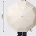 Ring Buckle Design Automatic Folding Umbrella for Men Extra Large Reinforced Wind & Rain-resistant Sunshade UV Umbrellas