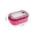 Double Layered Design With Fork And Spoon Fruit Bento Box For Easy Carrying, Microwave Safe, And Convenient Heating Lunch Box