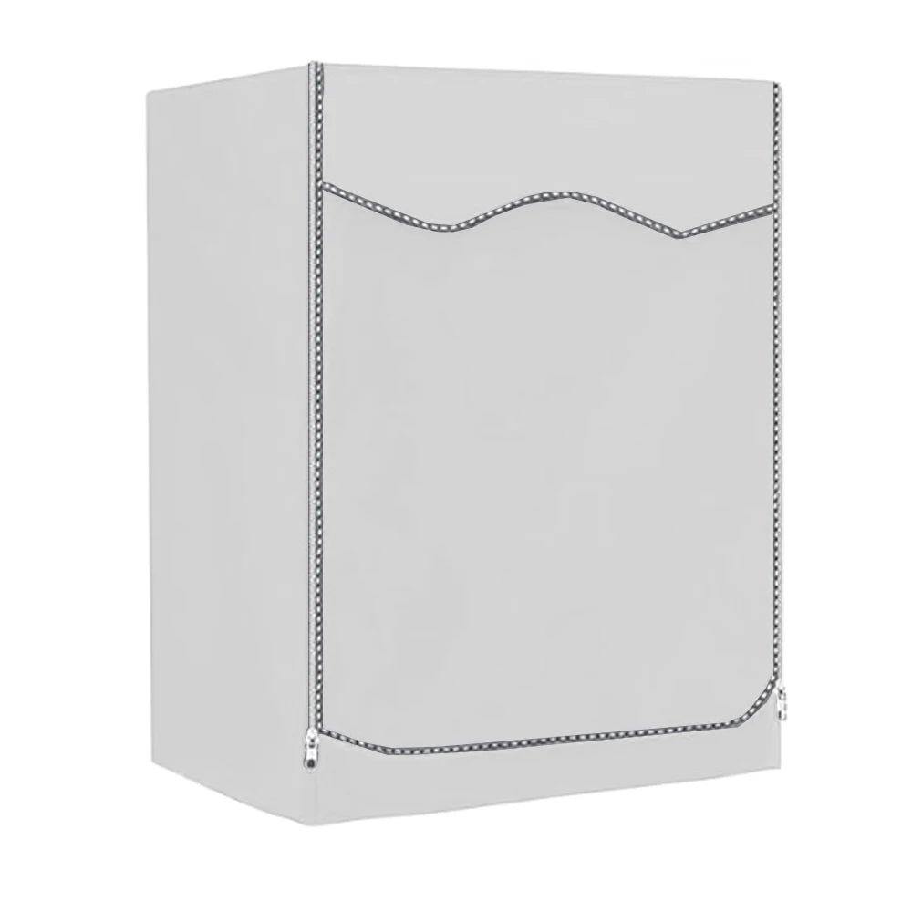 210DWaterproof Case Silver Coating Washing Machine Cover Sunscreen Front Load Laundry Dryer Covers Washing Machine Cover