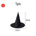 Wizard Hat / Witch Broom Halloween Party Decoration Festival Gathering Supplies Masquerade Prop Cosplay Costume Accessories TMZ