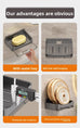 Wall Mounted Soap Drain Box No Punching Household Bathroom Soap Holder Simple With Hook, No Water Accumulation Soap Box