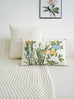 Exquisite Garden Floral Embroidered Cushion Cover Without Core For Various Room