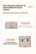 1pc Hanging Travel Clothes Storage Bag Large Capacity Underwear Storage Bag Business Trip Tourism Hotel Wardrobe Hanging Bag