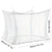 Bed Canopy Mosquito Net 4 Corners Mosquito Net for Bed Rectangular Bed Canopy Mesh Outdoor Camping Mosquito Netting for Home