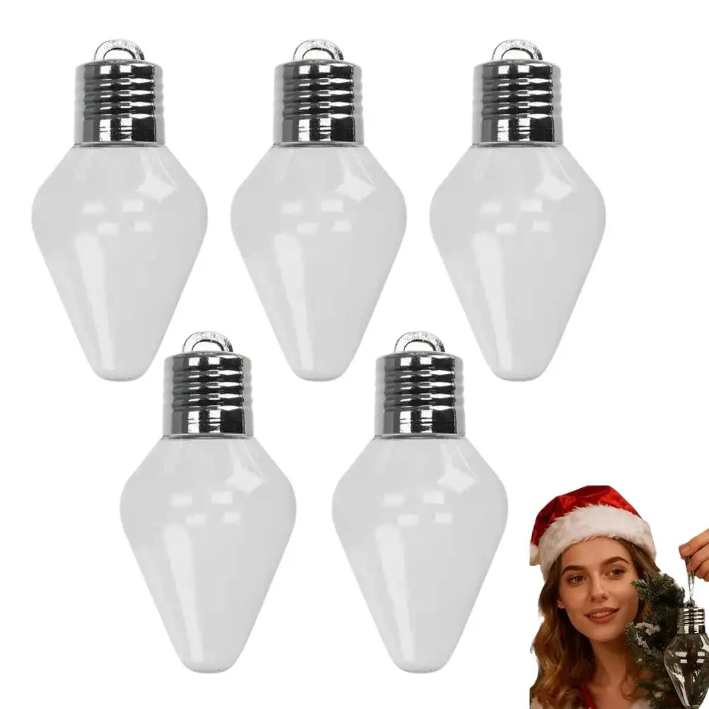 JarBell Festive Bulb-Shaped Christmas Jars