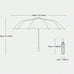 Automatic Black Glue Folding Rain Umbrella Reinforcement And Thickening For Sun And Rain Protection Umbrella