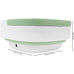 12L Portable Mini Washing Machine, Foldable Washer and Spin Dryer with Drainage Basket, Electric Collapsible Washing Machine for Apartment Camping, RV, Travel, Underwear, Socks (12Green)