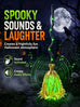 Halloween Witch Broom Light