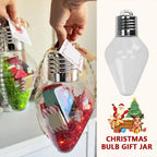 JarBell Festive Bulb-Shaped Christmas Jars