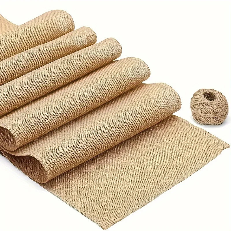 1PC Table Runner Tablecloth Wedding Party Decoration Natural Cosus, Birthday Party, Home Decoration, Farmhouse Banquet.