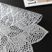 1PCS Gilding Placemat PVC Dining Table Cushion Zijinhua Hollow Scarf Table Runner Cross-Border Light Luxury High Temperature