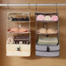 1pc Hanging Travel Clothes Storage Bag Large Capacity Underwear Storage Bag Business Trip Tourism Hotel Wardrobe Hanging Bag
